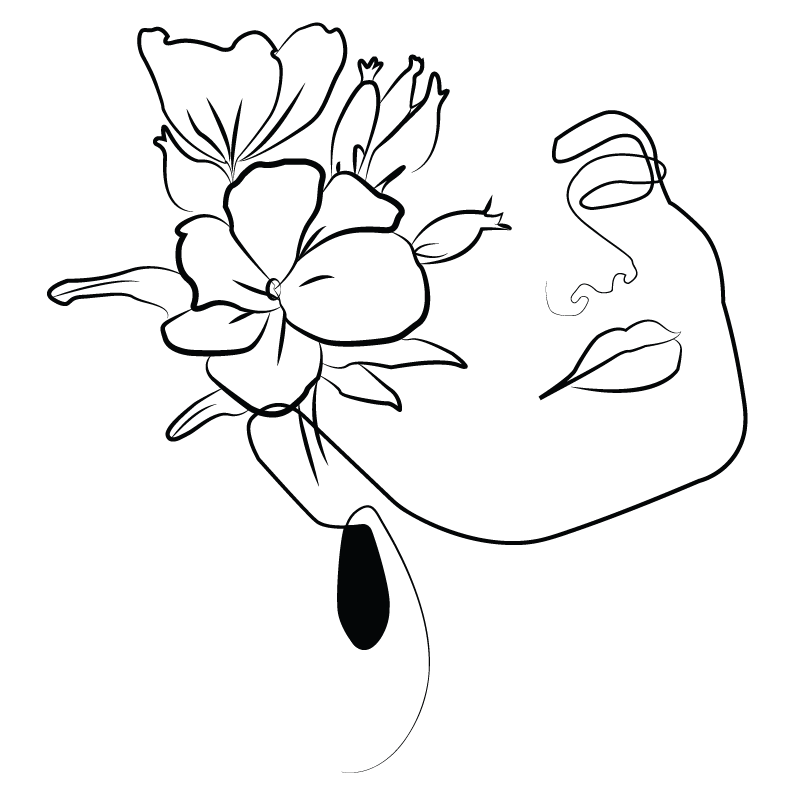 La Joia Blooms logo tekening