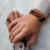 Mannen armband Rode Jaspis L - Afbeelding 2