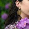 Boho oorbellen Sun