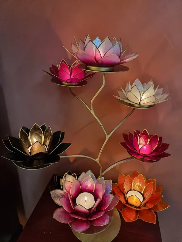 Lotus Sfeerlicht Zwart - Afbeelding 5