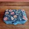 Fluwelen doosje Bloemen
