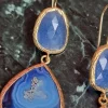 Verguld Blauw Agaat - Afbeelding 2