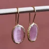 Verguld synthetische Cat Eye roze