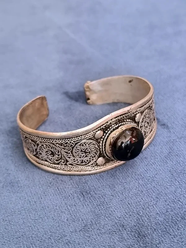 Zilveren filigraan armband Toermalijn