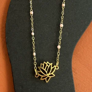 Enkelbandje Lotus goud