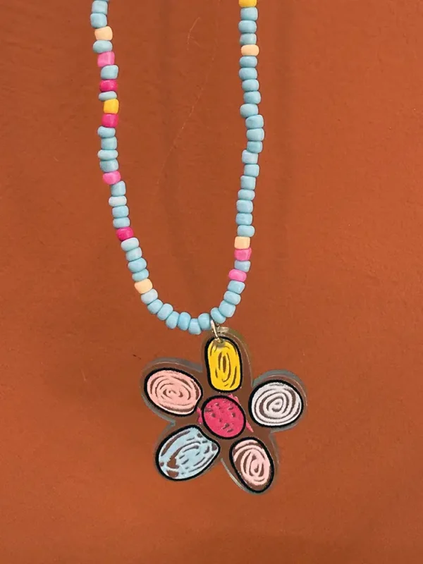 Ketting armband Bloem