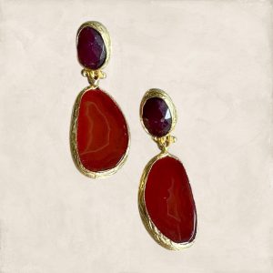 Verguld Agaat Robijn