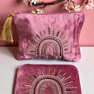 Velvet etui Regenboog